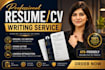 write professional ats friendly resume and cover letter