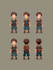 draw 2d game character design and animation