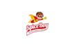 design superhero spice boy restaurant logo