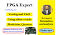 do fpga, verilog, vhdl using quartus, vivado, embedded systems, xilinx ise tasks