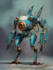draw mecha robot character sheet design