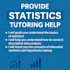 provide statistics tutoring help