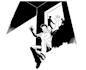draw a black and white illustration