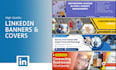 design a professional linkedin banner and cover