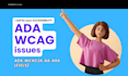 fix accessibility ada and wcag compliance issues on your site