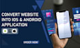 convert your website to android and ios mobile app