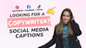 write catchy social media posts, captions, and content