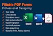 create fillable pdf form or design your pdf form