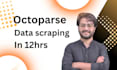 scrape data using python and octoparse , octoparseai, parsehub