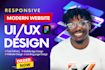 figma website design, website ui ux design, ui ux design