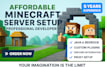 setup and develop a professional minecraft server with plugins