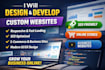 design a responsive small business website with SEO