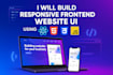 build responsive frontend website UI using react