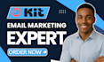 setup convertkit newsletter kit landing page convertkit email sequence ai expert
