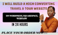 design tour booking website design 24hours conversion ready