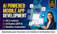 build an ai powered mobile app with smart chatbot and automation