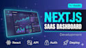 develop nextjs saas dashboard with react and API integration