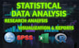 do statistical data analysis and research ,reports using spss,excel,r