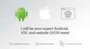 provide professional UI UX testing for apps and websites