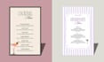 design menu and book cover