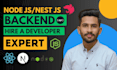 be your backend developer in node js nest js express js rest API