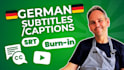 create professional german subtitles and captions