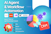 build ai agent and automation workflow using n8n