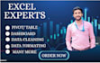 clean,format, merge, split,  create dashboard of  excel data