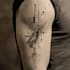 custom an abstract black tattoo design
