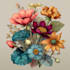 make a botanical illustration with hand drawn