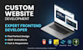 do custom website development as your expert frontend developer