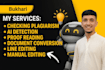 proofread edit and check plagiarism professionally