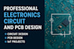 design professional electronics circuits and pcb layouts