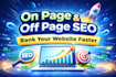 do on page and off page SEO to improve your google rankings