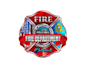create attractive and imagination fire fighter logo design