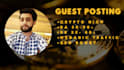 rank your crypto project with high authority guest posts