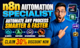 create n8n ai automation, scalable workflows, and ai powered agents