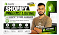 do shopify product listing and shopify store manager