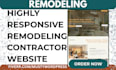 design remodeling, landscaping, and contractor website in wordpress
