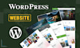 develop wordpress business website and design or redesign wordpress website