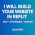 design and build a professional website in replit