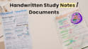 create neat handwritten notes, aesthetic study material and handwritten letters