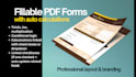design interactive fillable PDF forms with calculations and validations