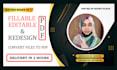 make editable, fillable, writable pdf forms and fill out pdf