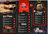 create luxury and modern hotel restaurant menu designs
