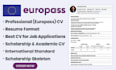prepare a europass cv resume writing cover letter email body cv