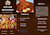 create professional business and restaurant flyers