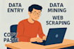 do data entry, web research, copy paste, data mining and excel tasks