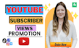 promote youtube channel to gain 1000 organic subscribers fast