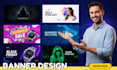 custom social media banner in 5 hours